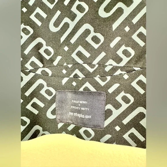 Sweaty Betty X Halley Berry Blue The Re-spin Edit Workout Bra Tank - Picture 5 of 8